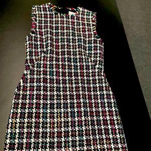 Vintage TWEED multicolor dress